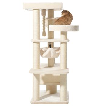 Katzenkratzbaum Vago von Nobby [162cm] - cream - für große und schwere Katzen